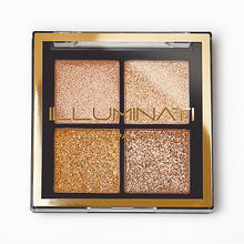 Load image into Gallery viewer, ✨ ILLUMINATI COSMETICS Golden Rule Eyeshadow Quad Palette