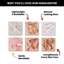 Load image into Gallery viewer, ✨ ACE BEAUTY Glow Essentials Highlighter Palette
